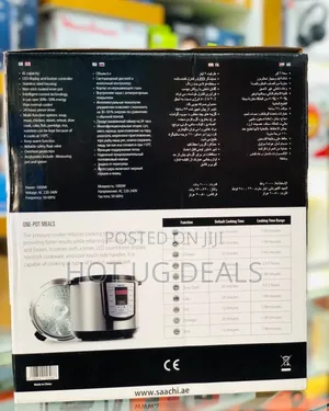 Saachi 10 In 1 Multi Function 6l Electric Pressure Cooker With Steamer