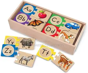 Alphabetical Colored Wooden Puzzle for Kids