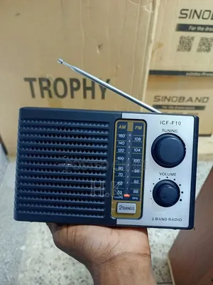 Sony Icf-f10 2 Band Fm/Am Portable Battery Transistor Radio