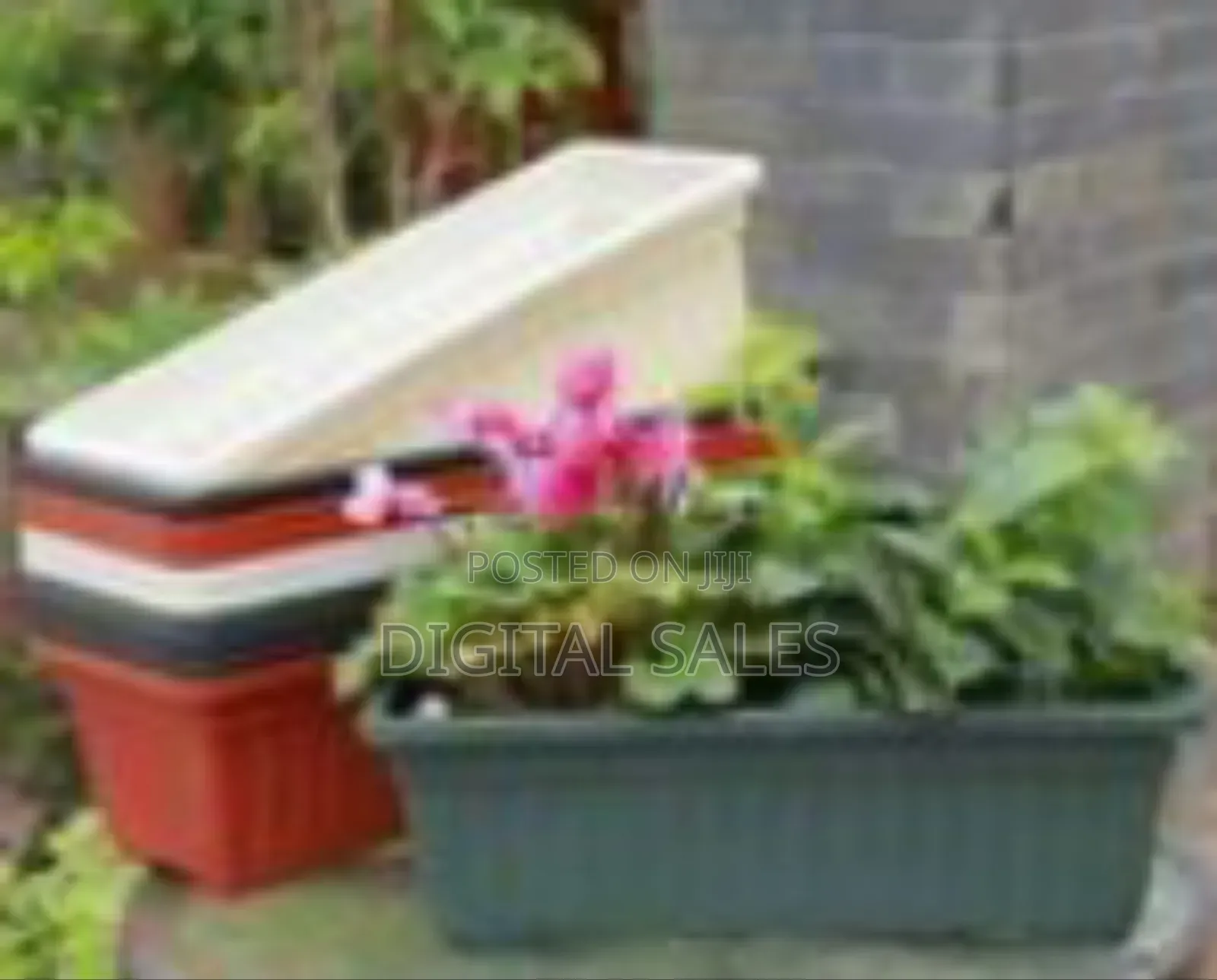 Plastic Flower Plot Planter Urn For Natural.