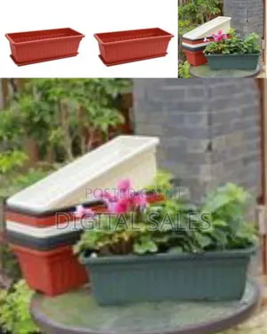 Plastic Flower Plot Planter Urn For Natural.