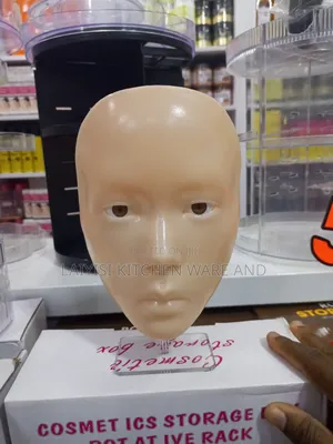 5d Full Face Makeup Practice Face Mannequin With Stable Stand, Ideal