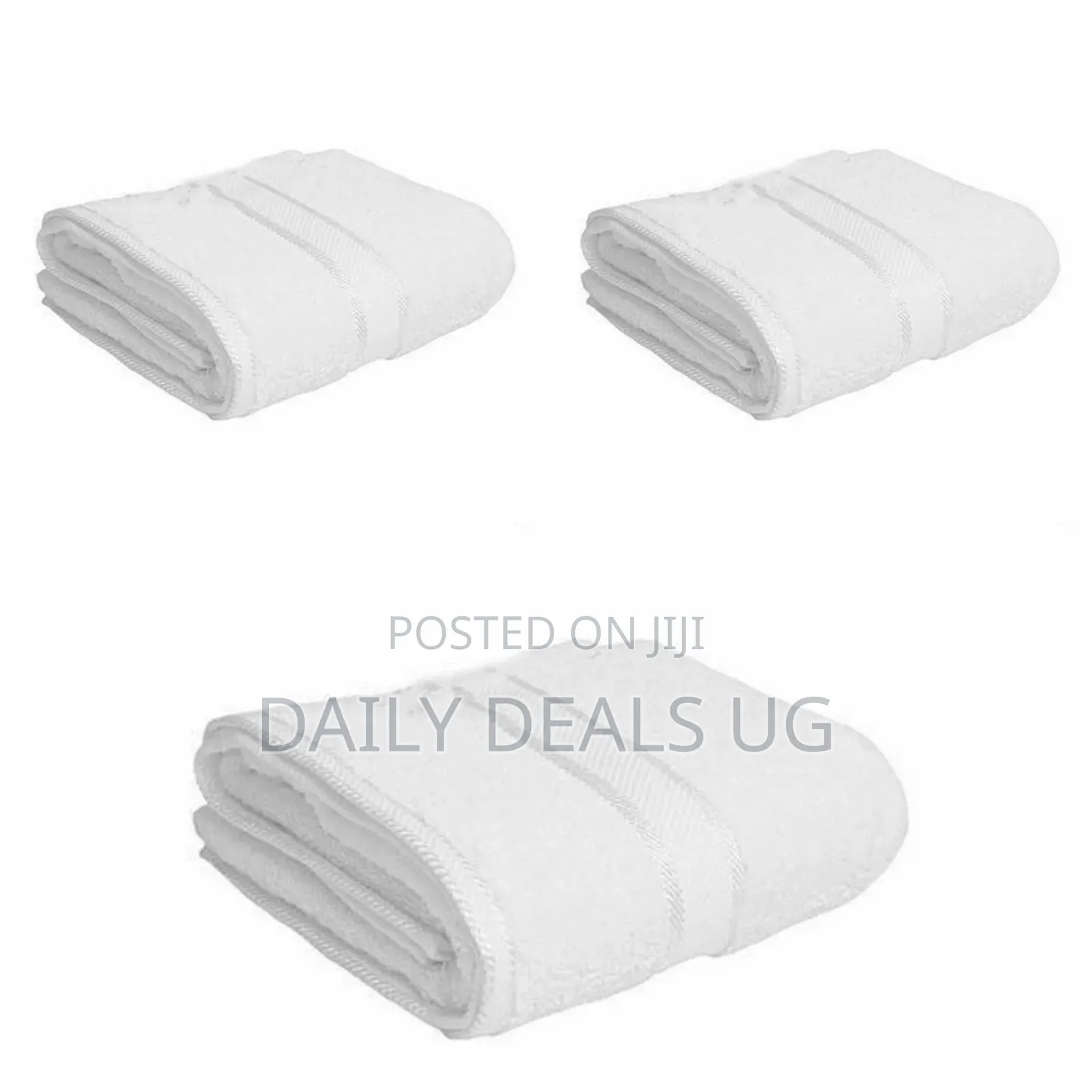 Elegant and Soft Bath Towel-White