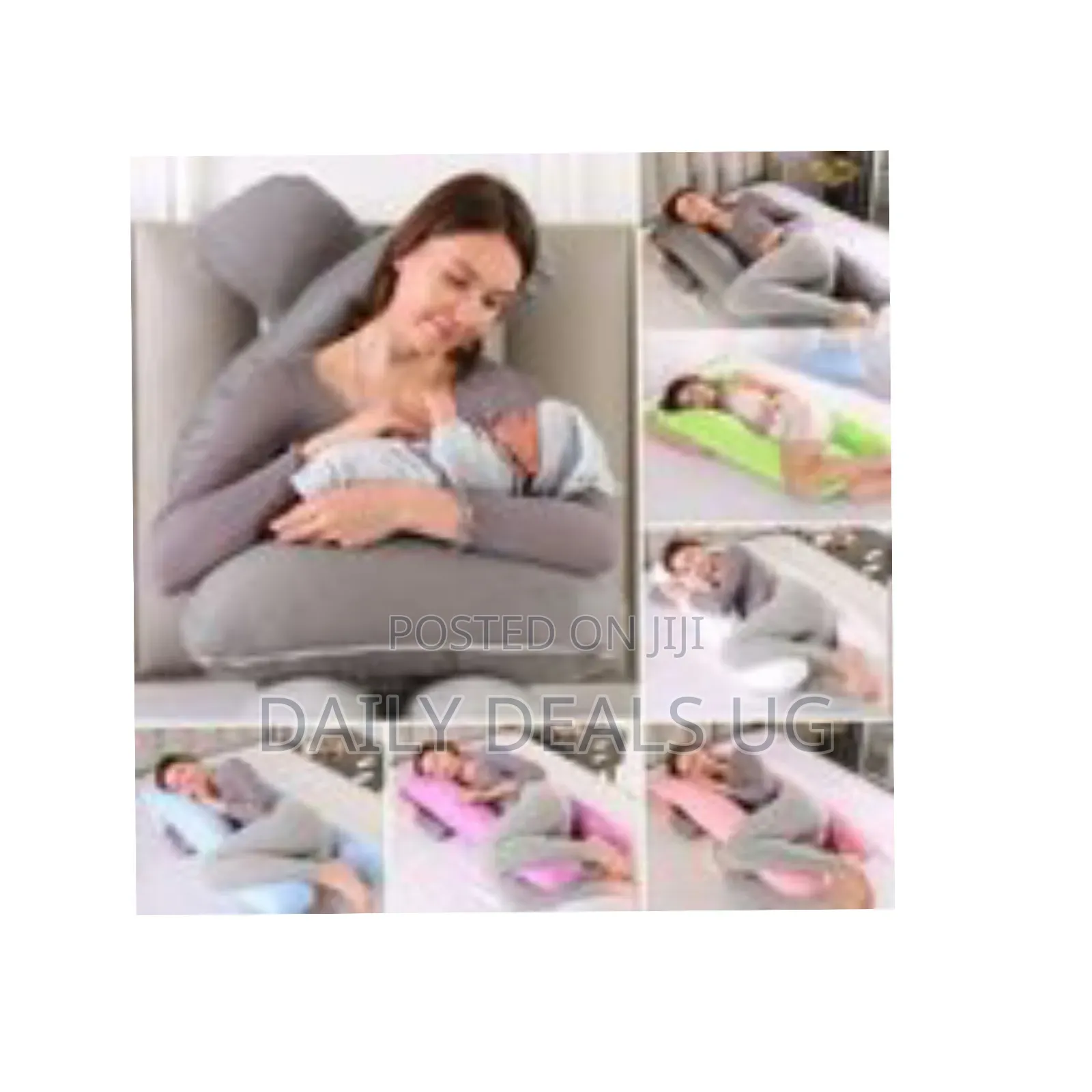 Full Body U-Shape Pregnancy Pillow - Multicolor