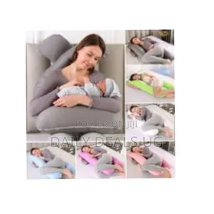 Full Body U-Shape Pregnancy Pillow - Multicolor