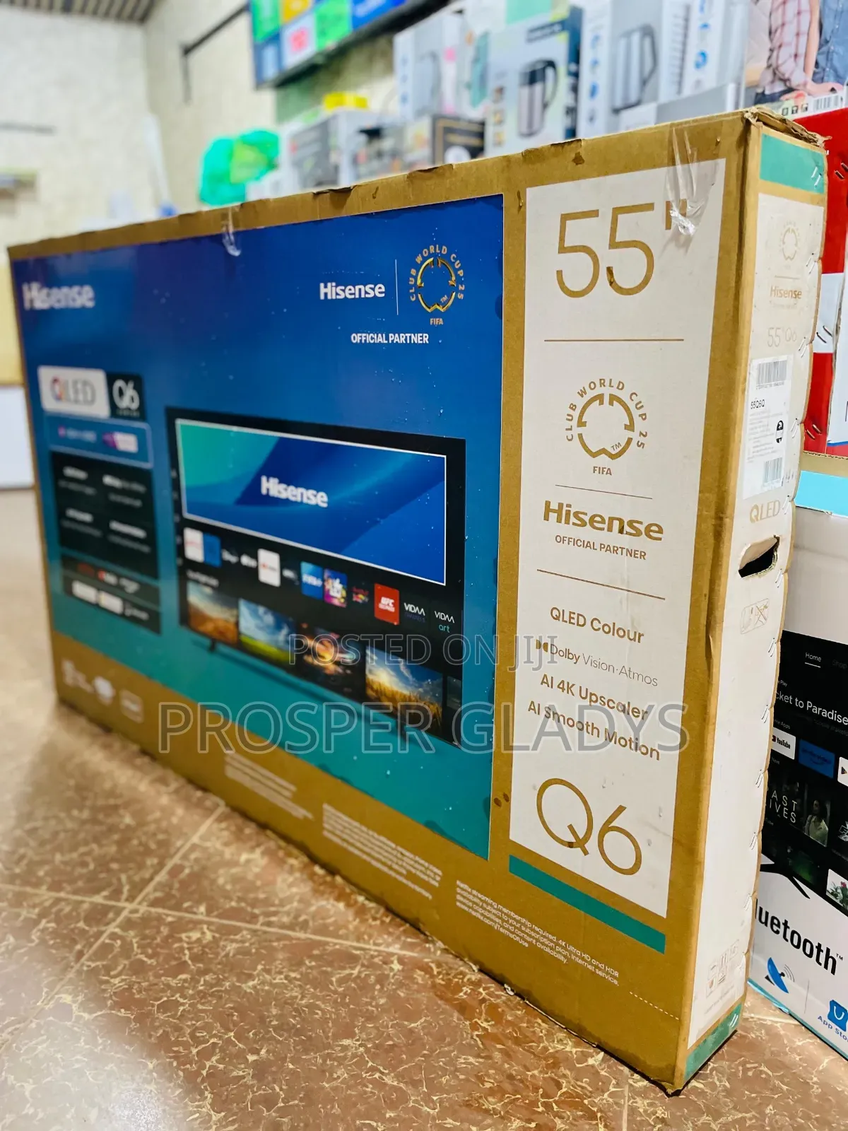 55 Qled Hisense Smart Uhd Digital Flat Screen Flameless.