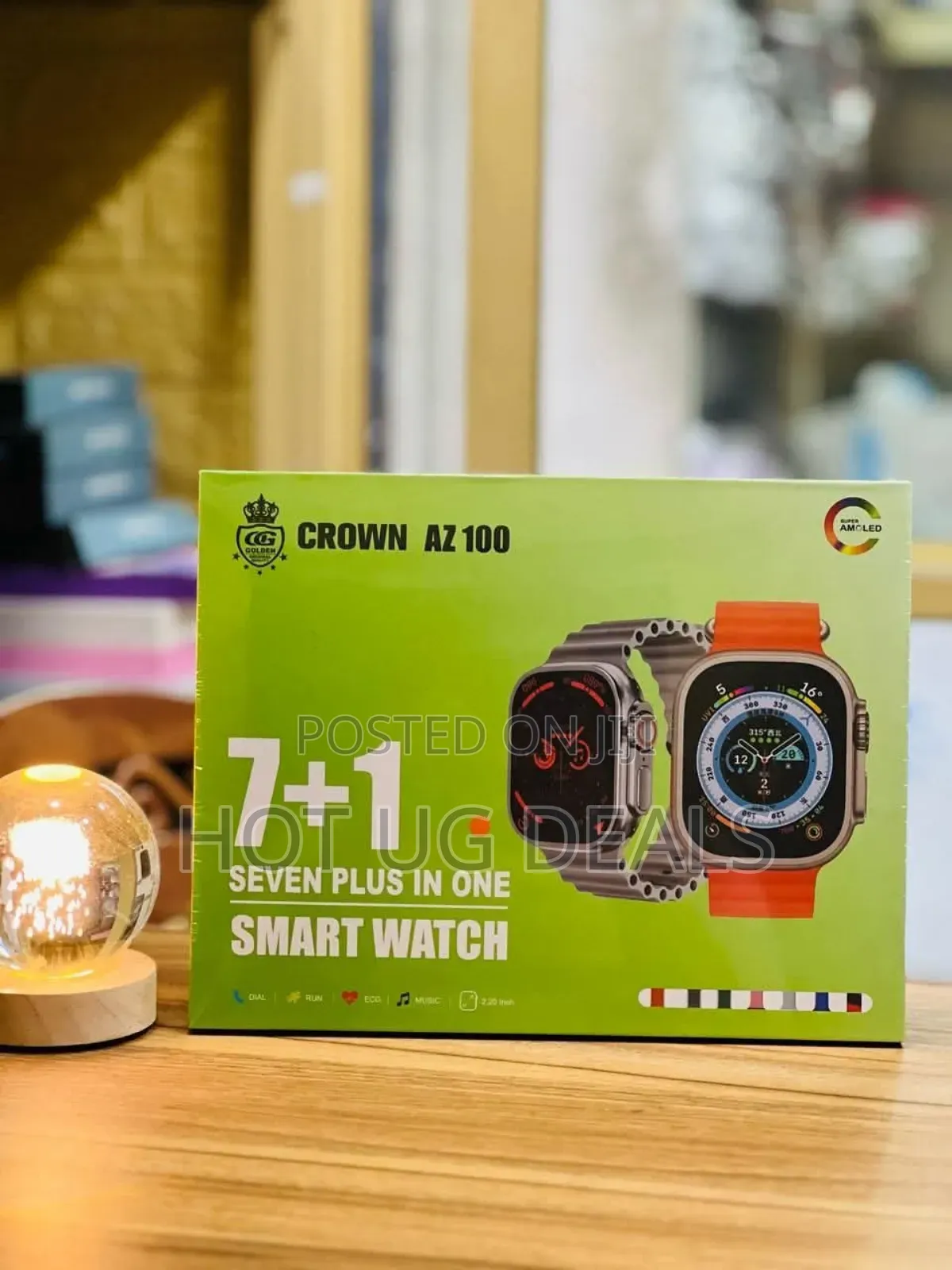 Ultra Max Smartwatch With 7 Straps, Bluetooth Multi-colour