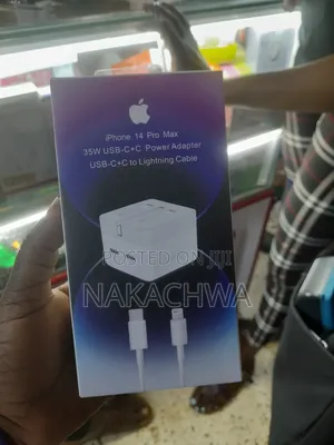 I Phone 14 Probably 35w Usb C+C Power Adapter