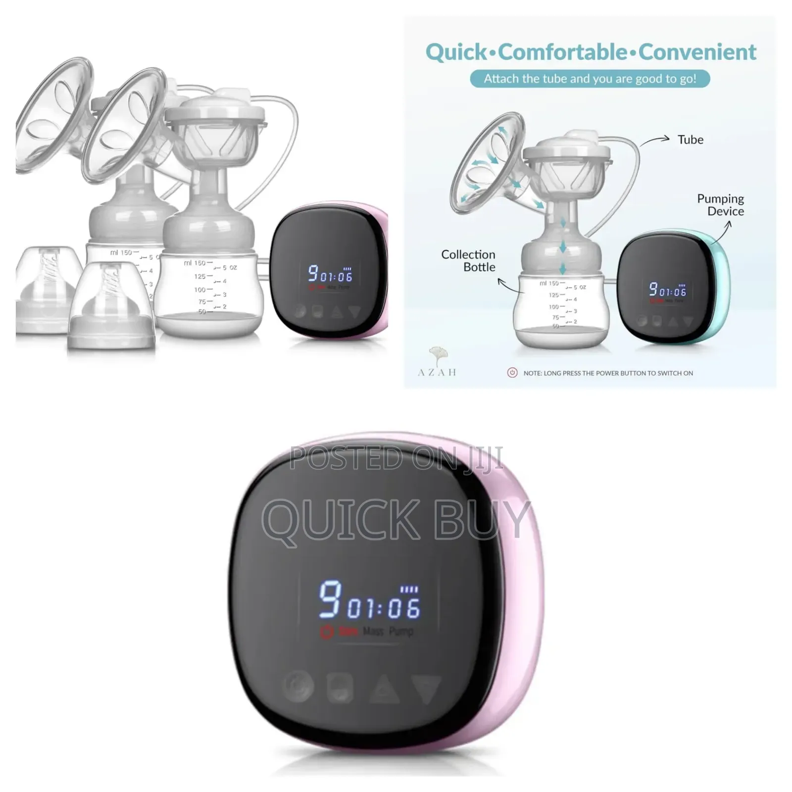Automatic Rechargeable Double Electric Breast Pump.