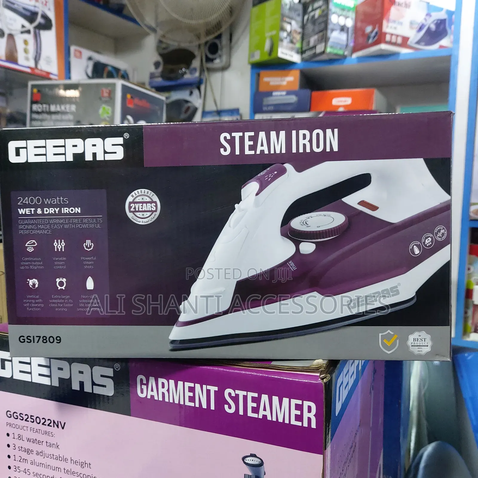 Geepas Wet and Dry Ceramic Iron Gs17809