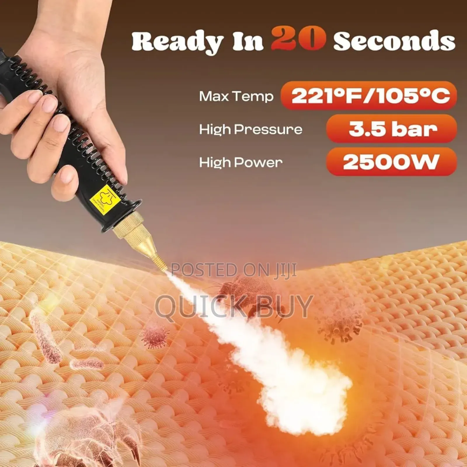 Deeprblu Handheld Steam Cleaner.