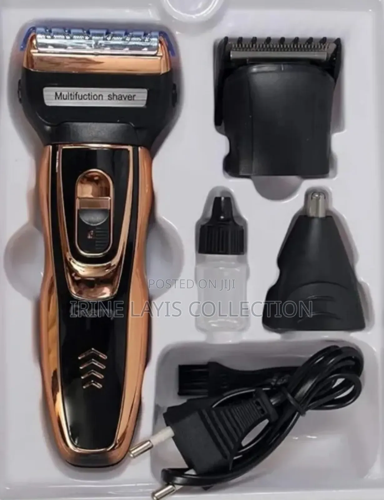 Geemy 3-in-1 Rechargeable Shaver and Trimmer Set.