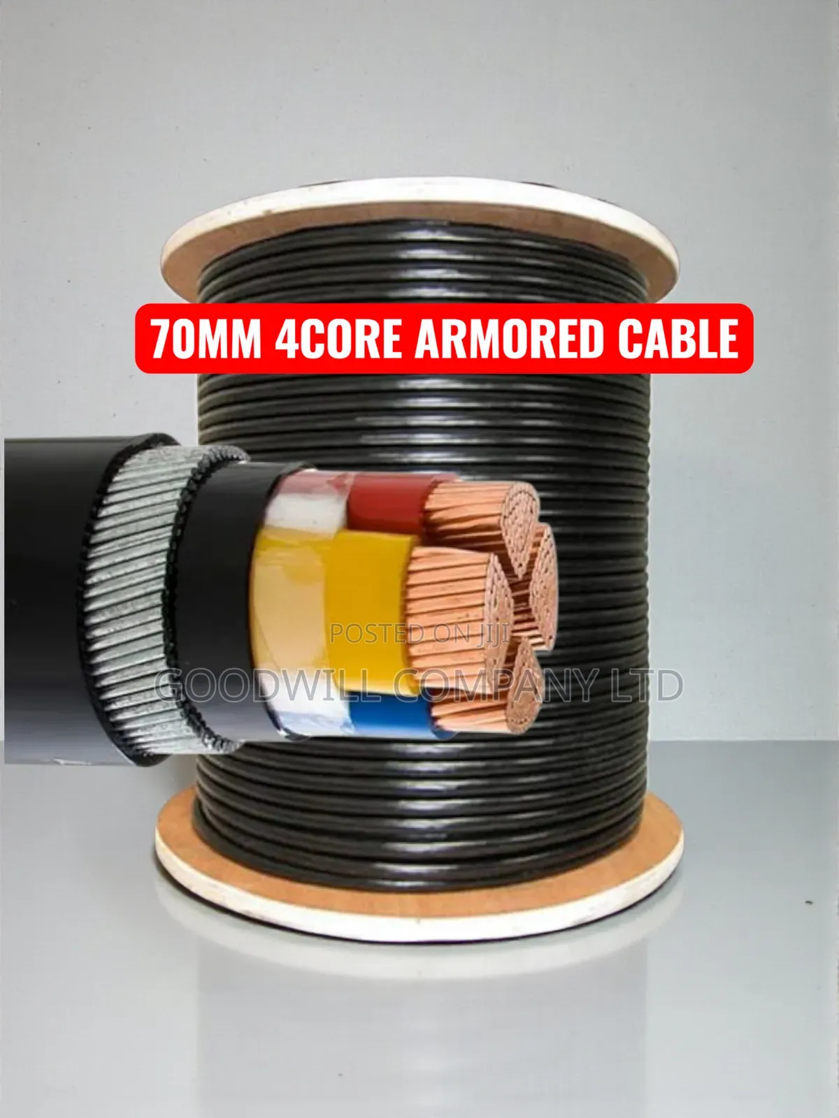 70mm Total 4core Pure Copper Underground Armoured Cable