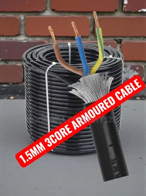 1.5mm 3core Pure Copper Armored Underground Wire Cable