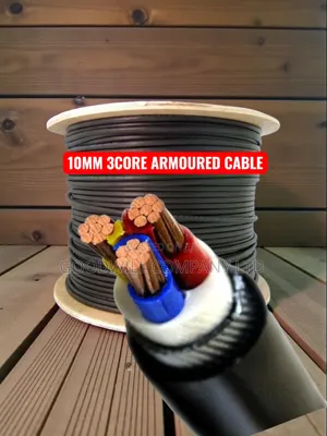 10mm 3core Pure Copper Underground Armoured Cable