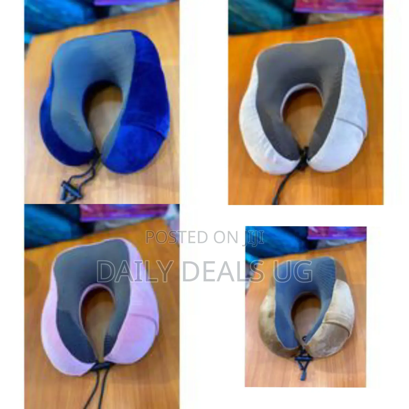 Memory Foam Travel Pillow - Multicolor