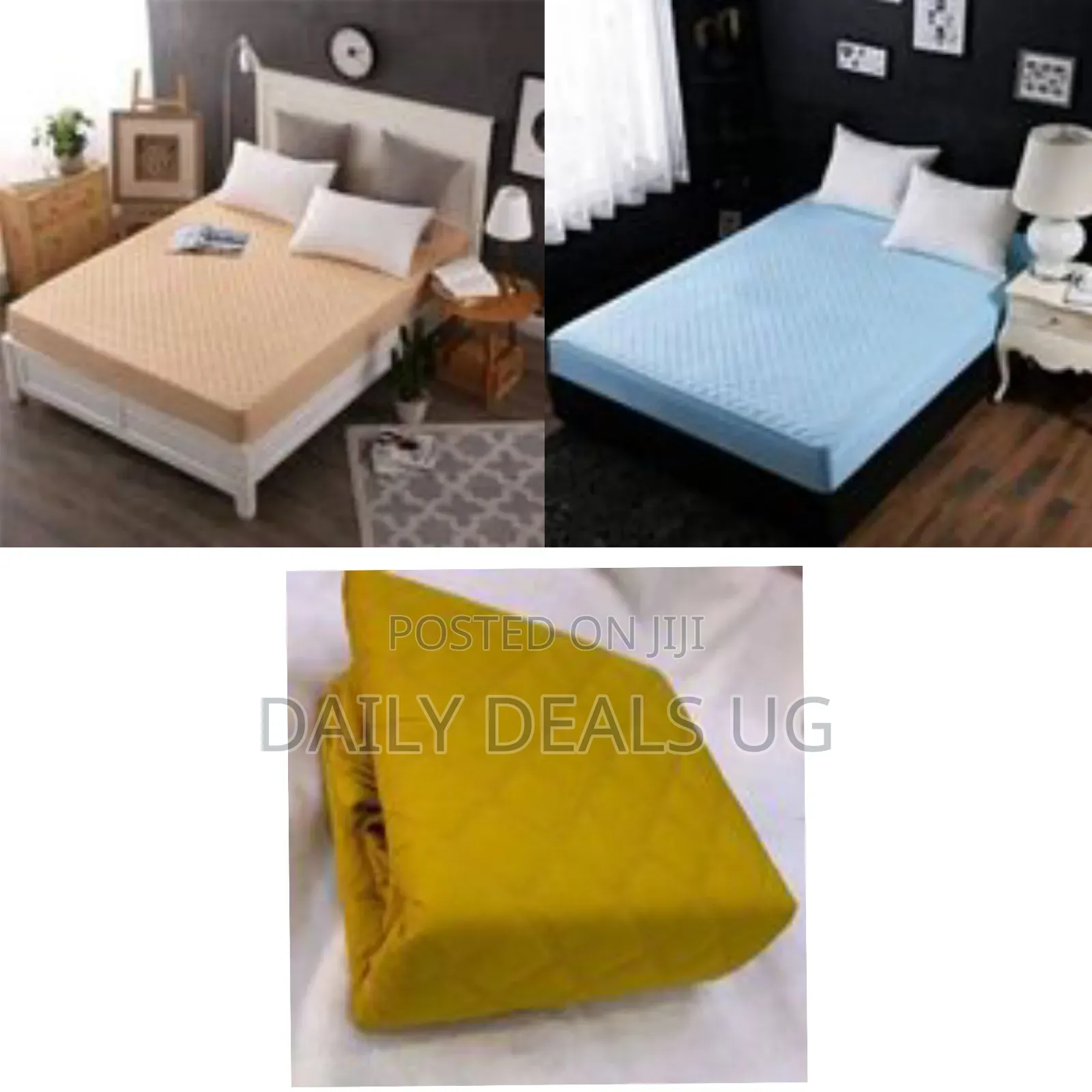 Quilted Fitted Mattress Protector / Pad (180 X 200cm) - Multicolor