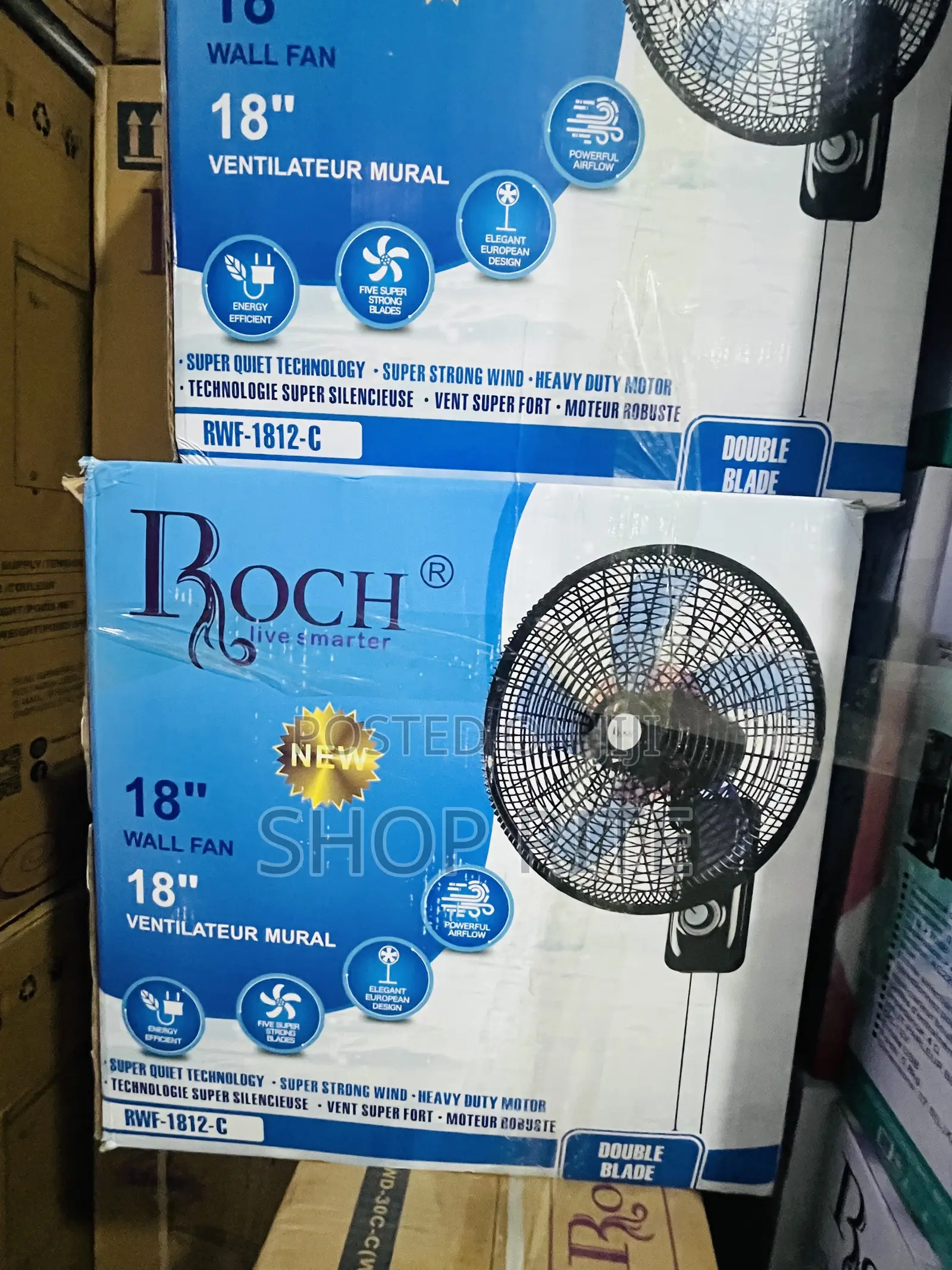 Roch Wall Fan Brand New