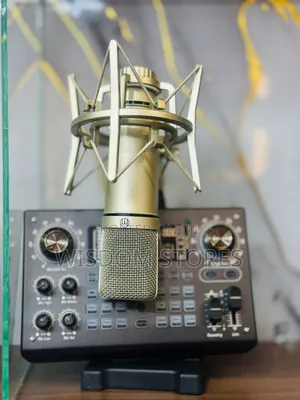 Condenser Microphone and an Audio Interface Set