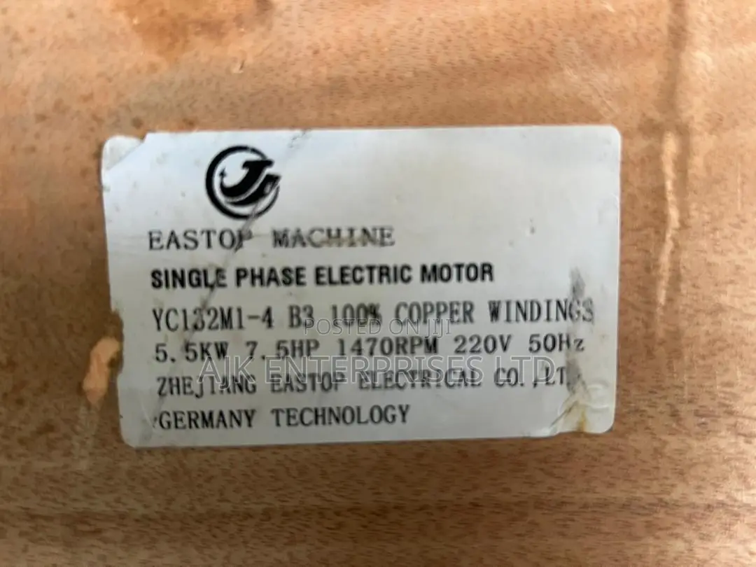Single Phase 7.5hp Normal Speed Motor