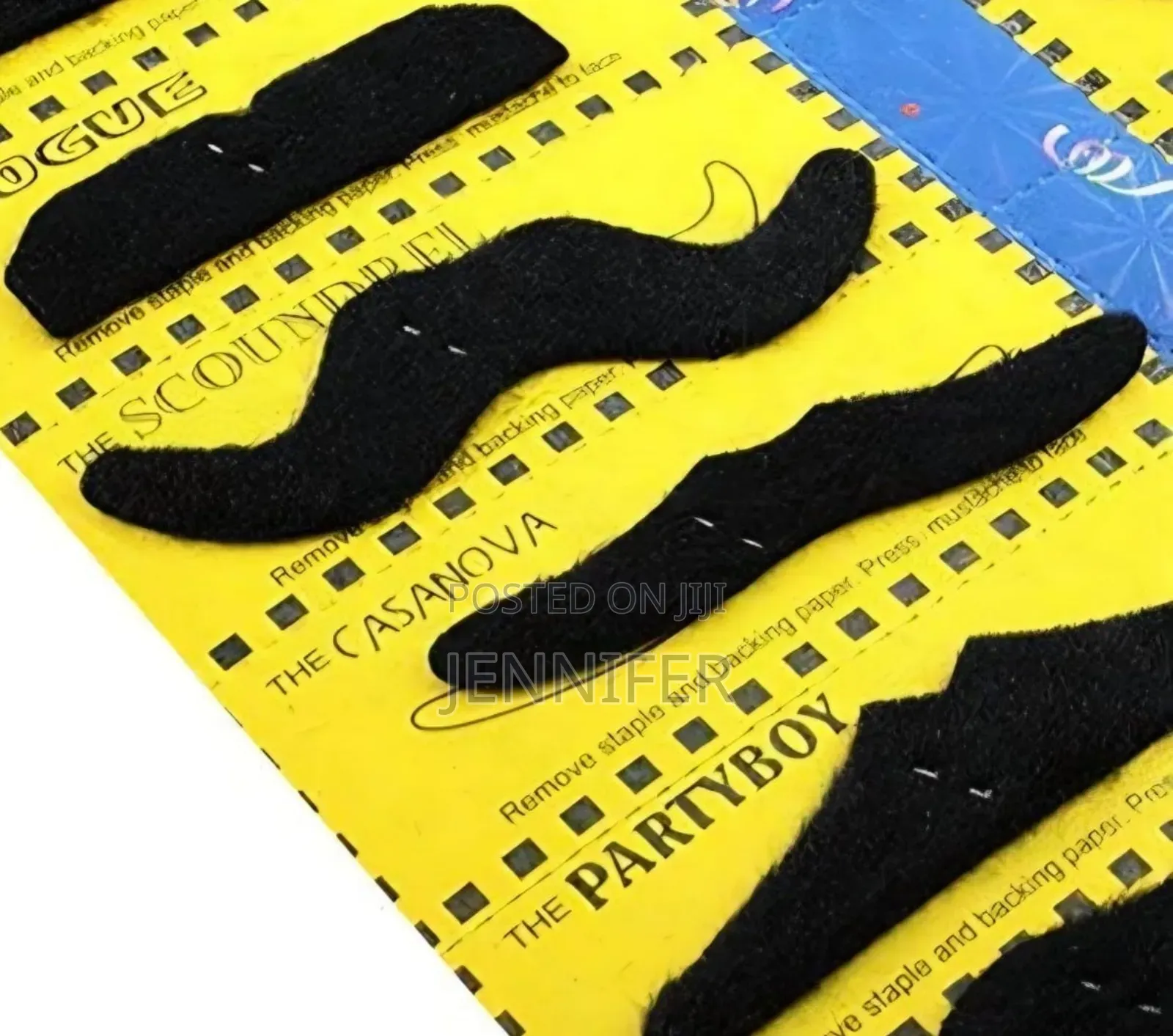 Self-Adhesive Fake Mustaches for Costume Parties and Events