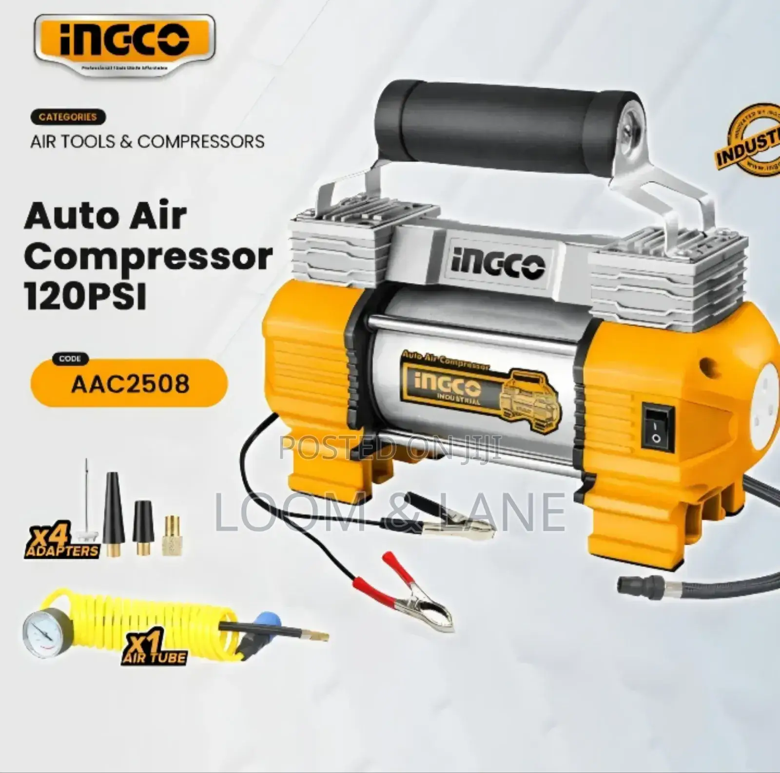 Ingco Aac2508 Auto Air Compressor