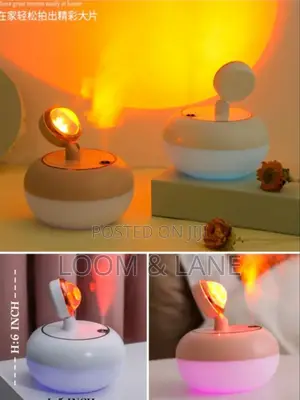 2-in-1 Sunset Light Humidifier