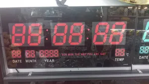 Large Led Digital Wall Clock.