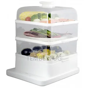 Three-Tiered Electric Food Steamer.