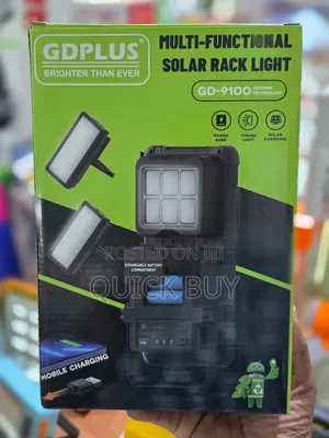 Dplus Gd-9100 Multi-Functional Solar Rack Light.