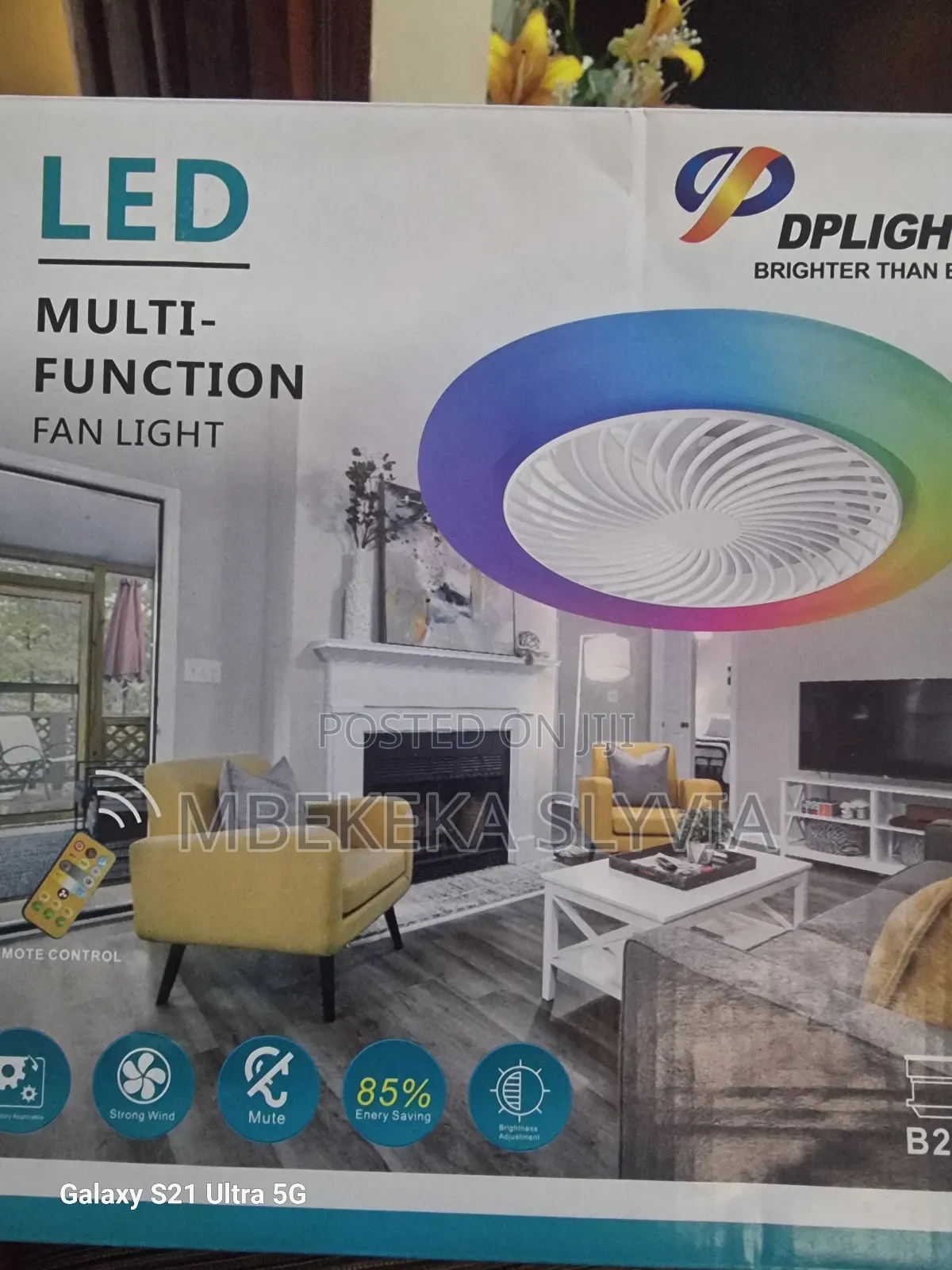 Smart Ceiling Fan With Led Lights And Remote Control