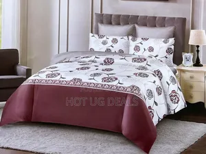6x6 4pcs Ducks Set With Bedsheet 2 Pillowcases 1 Duvet - Multicolor