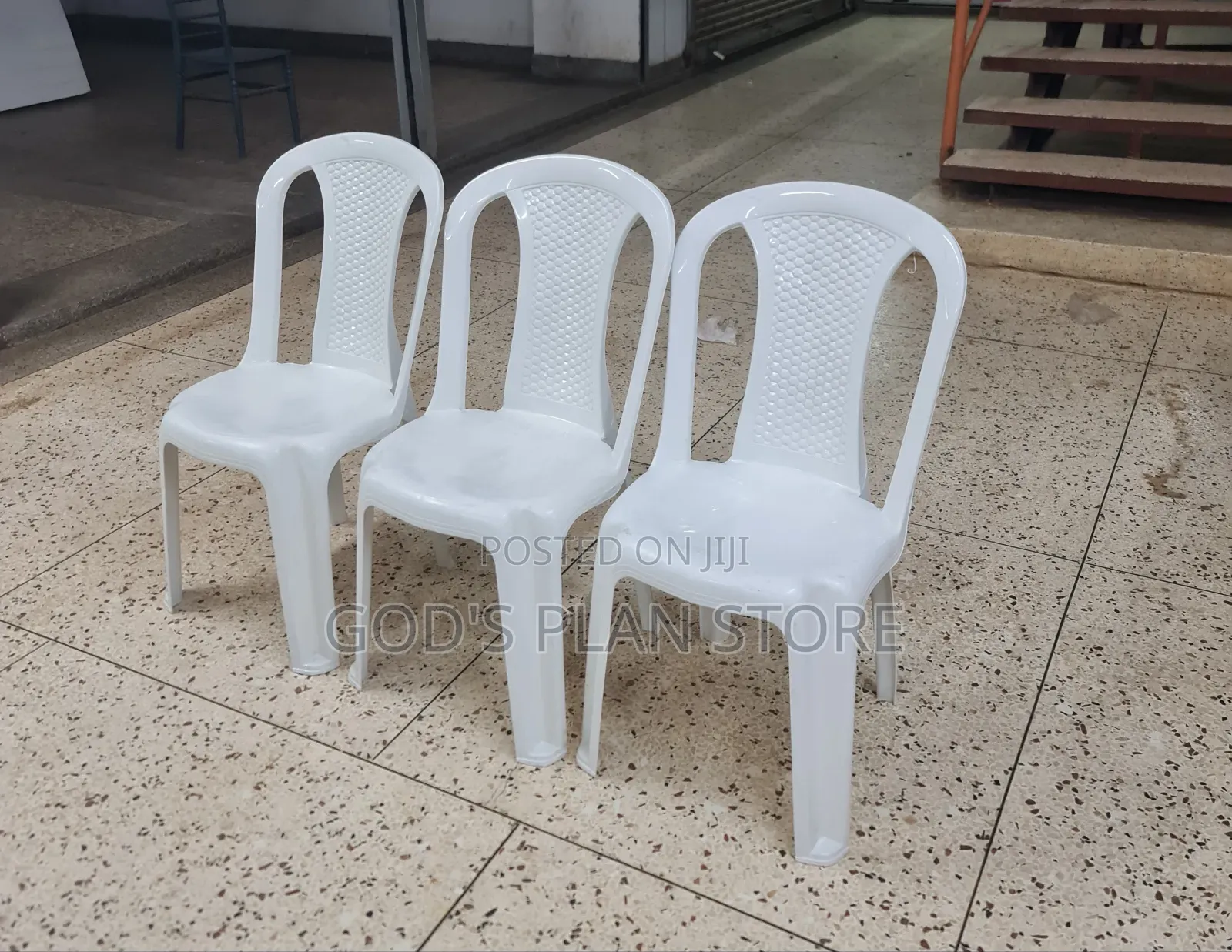 Zaisu Plastic Chairs Plastic Chairs Armless White
