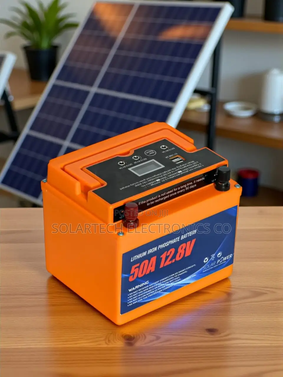 Lc Star 12v 50a Lithium-Ion Battery Pack Orange Color