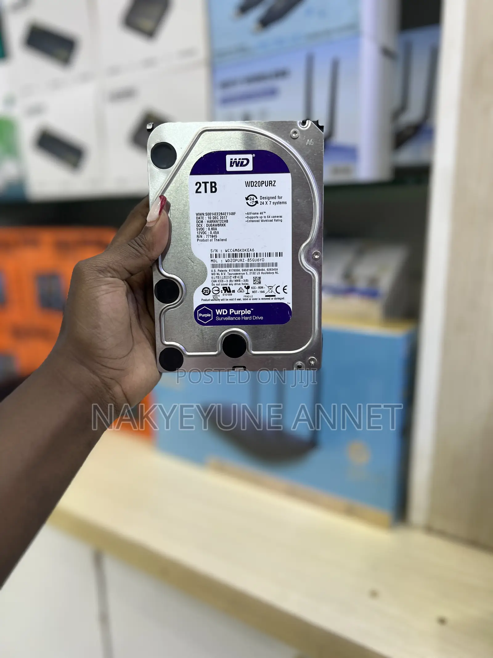 Wd Purple 2tb Hard Drive