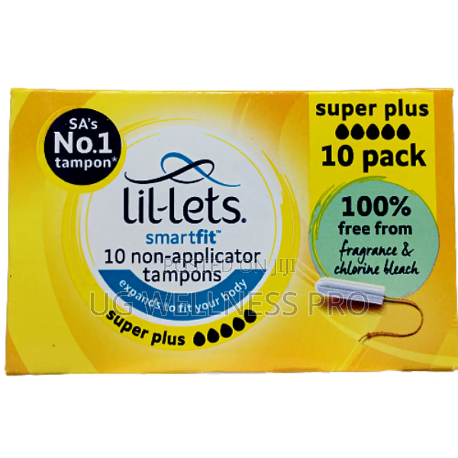 Lil-Lets Smartfit Non Applicator Tampons Super Plus 10 Pack
