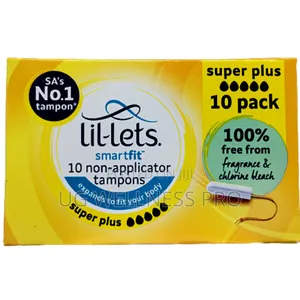 Lil-Lets Smartfit Non Applicator Tampons Super Plus 10 Pack