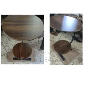 Modern Two-Tier Round Coffee / Side Table - Multicolor