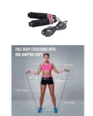 Adjustable Jump Rope With Comfort Grip Handles