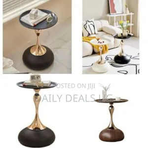 Elegant Modern Round Side/End Table