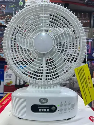 Itel 12-Inch Ac/Dc Solar Rechargeable Fan.