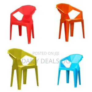 Strong Plastic Chair With a Unique Design - Multicolor