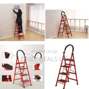 Mini 4 Steps Metallic Ladder