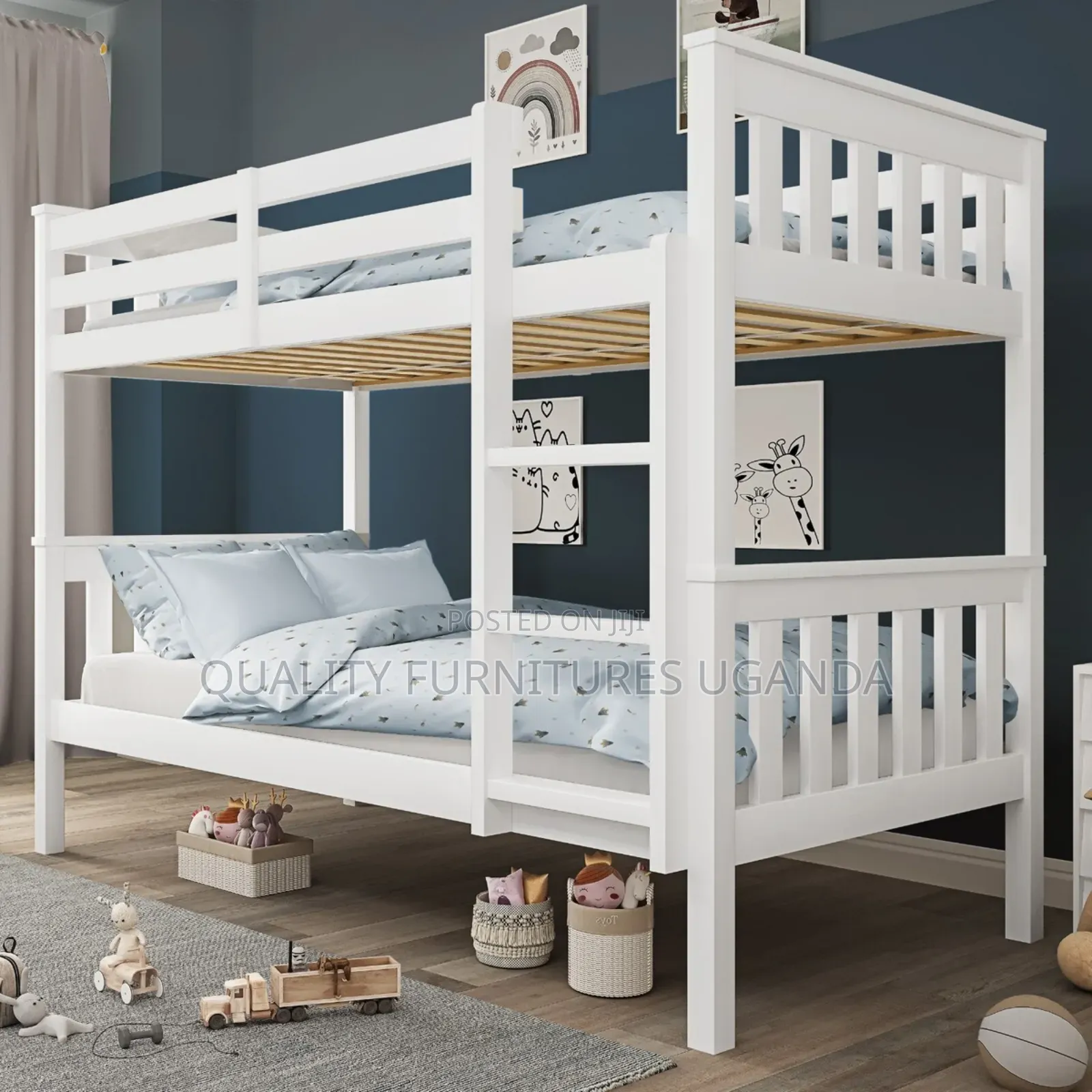 3*6 White Over Full Quality Decker Bed