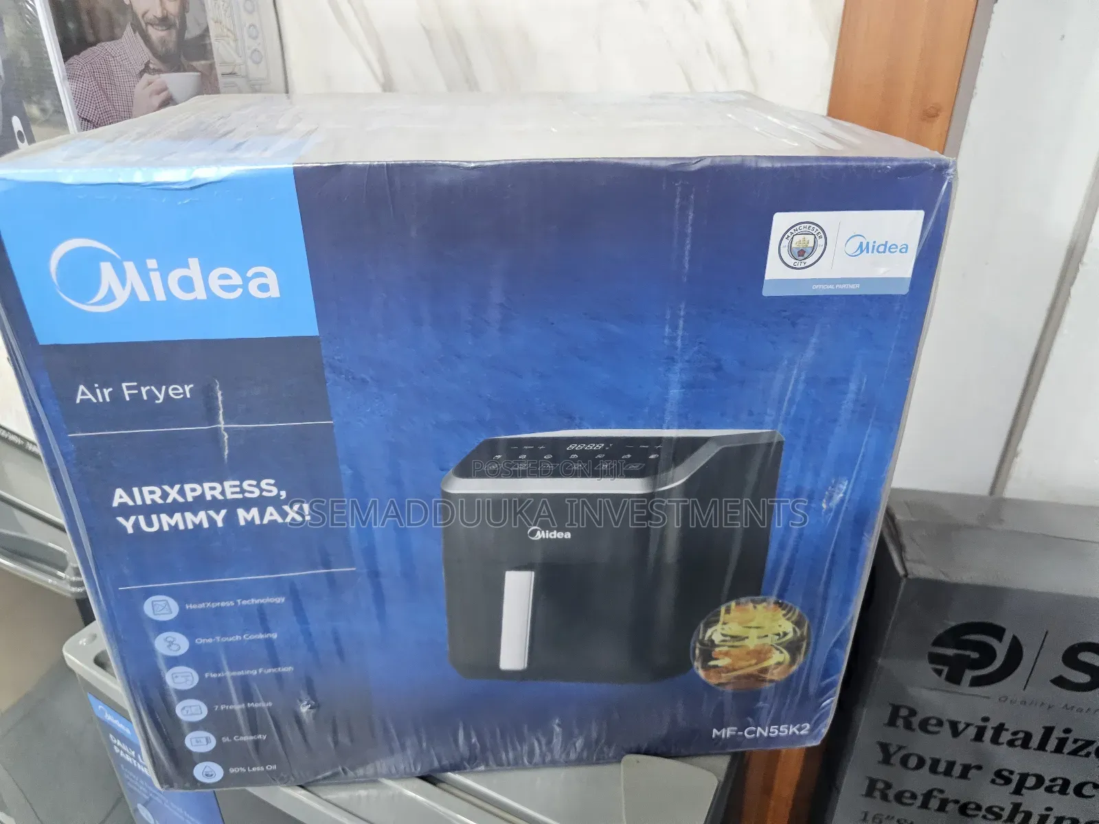 Midea Mf- Cn55k2 5.5l Heatexpress Airfryer