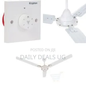 56 Inch Electrical Ceiling Fan With 3 Speeds and 3 Blades - Multicolor