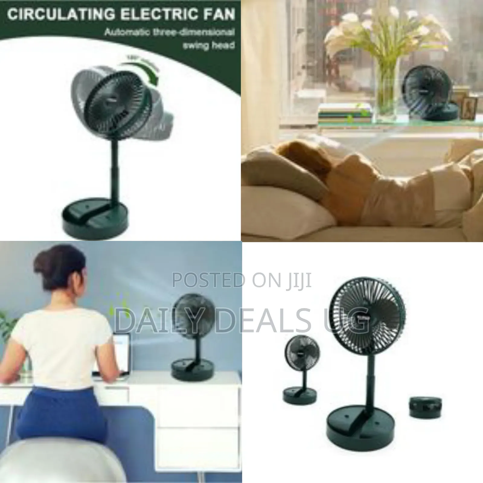 Foldable and Portable Desk Fan
