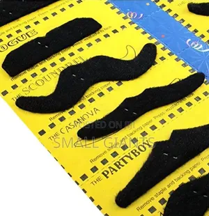 Self-Adhesive Fake Mustaches for Costume Parties and Events