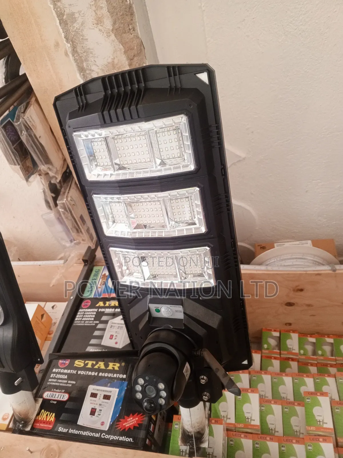 Single Camera 400w Solar Street Light With Camera