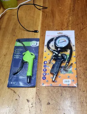 Air Gun and Pressure Gauge